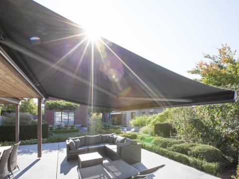 Terrasse, Sonnenschutz, Sichtschutz